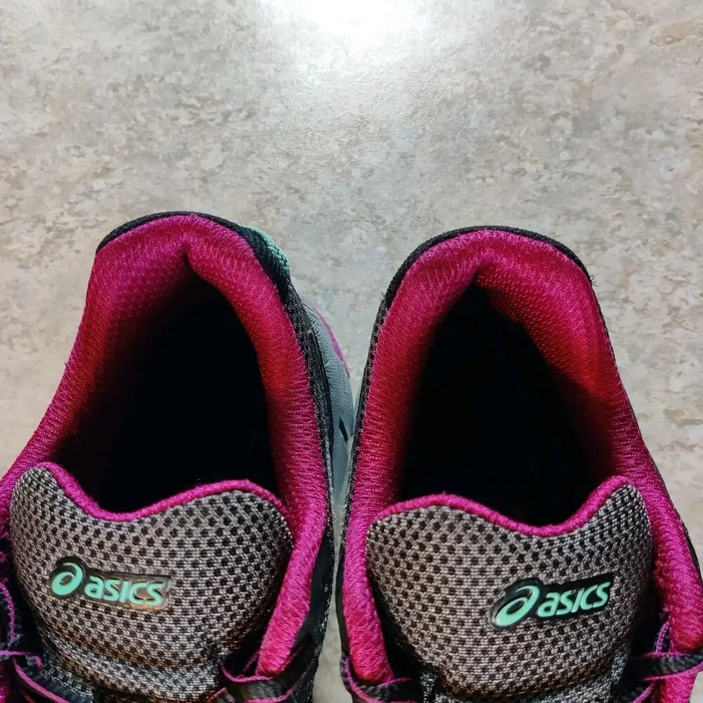 Asics Gel Sonoma‎ Hiking Shoes Women's 9 Gray Purple Trail Running Jogging T774N